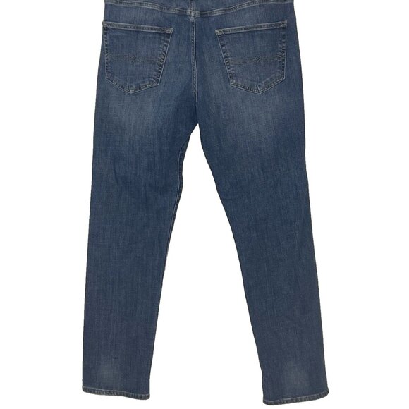 Men’s Lucky Brand Jeans Sz 36 X 32 (410 Athletic Slim) Lt. Wash Mid-rise - Picture 8 of 11